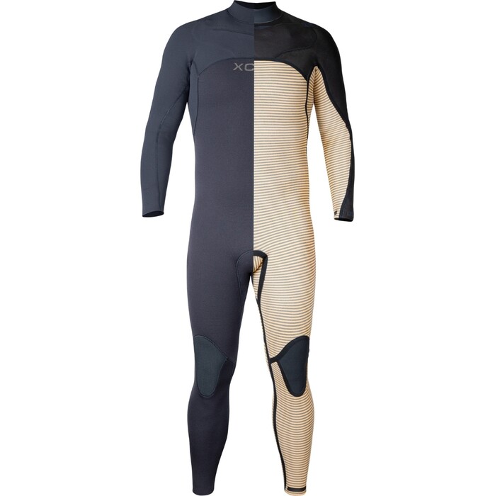 2024 Xcel Mens Comp+ 5/4mm Chest Zip Wetsuit MN54CPC4BK - Black